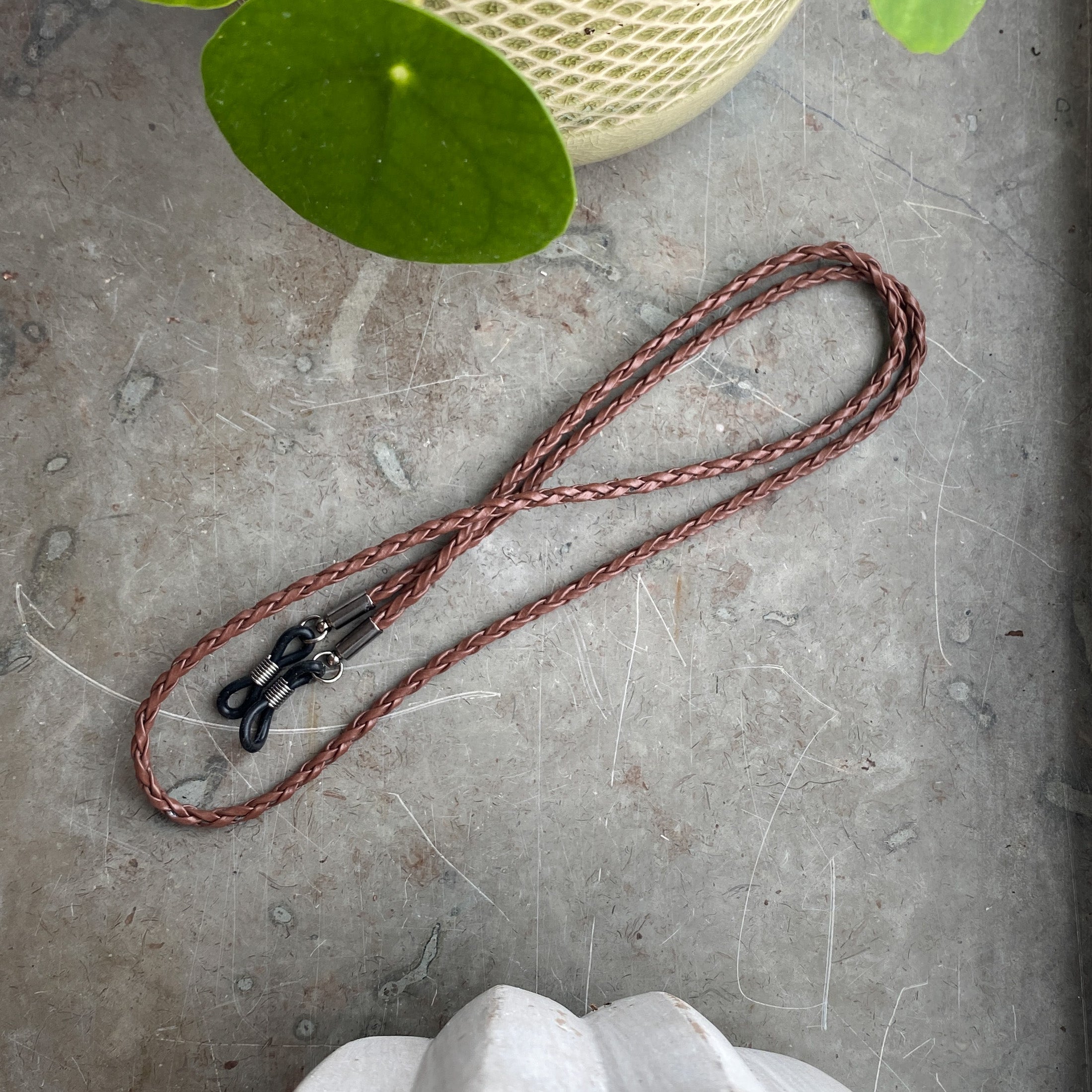 Flätade Senilsnöre - Vegan leather