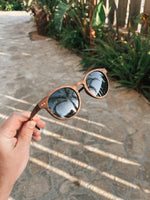 Runda handgjorda solglasögon 