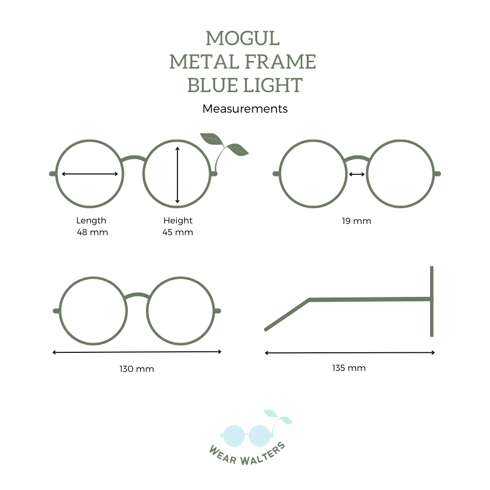 Runda Blue Light glasögon