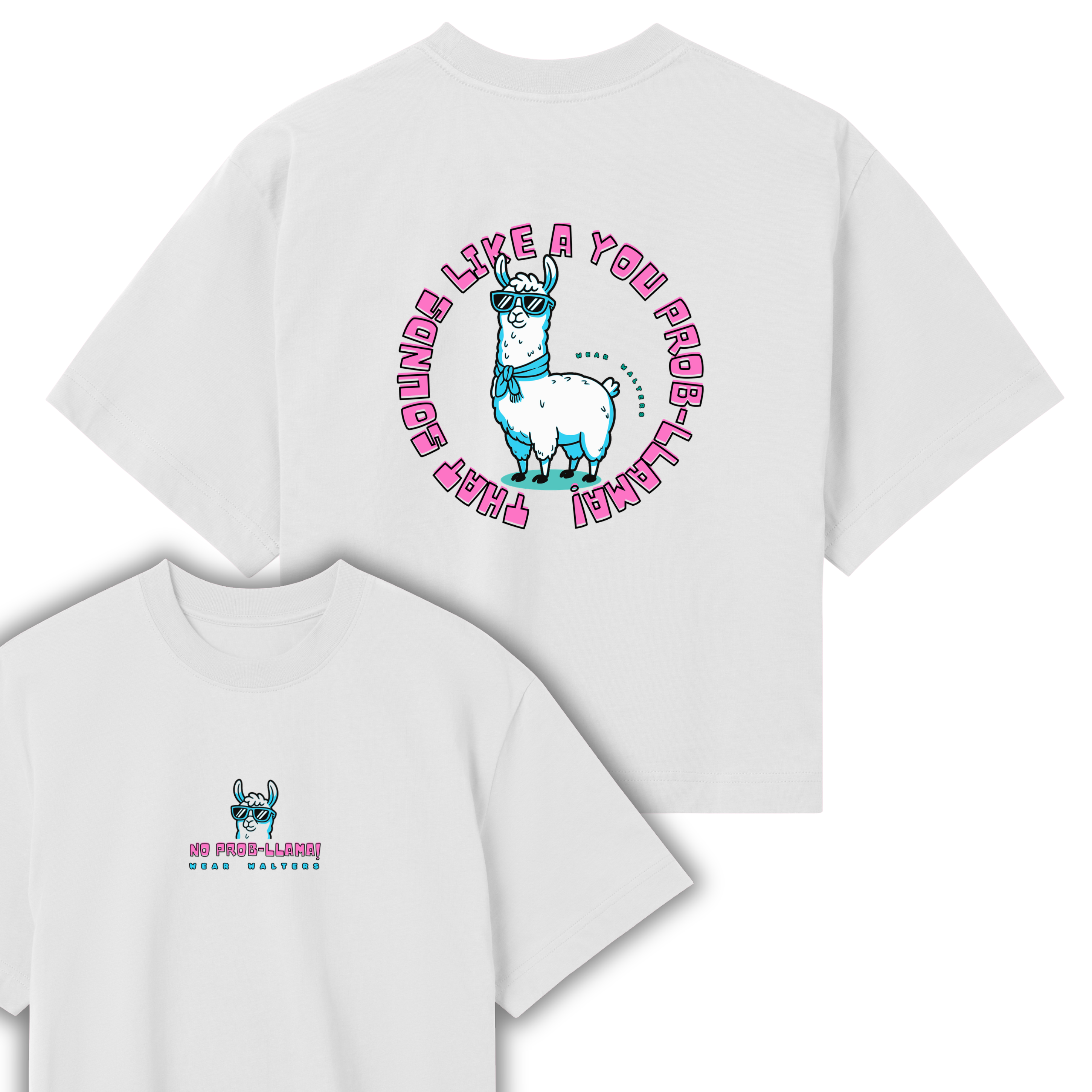 No Prob-llama - Crop-Top für Damen