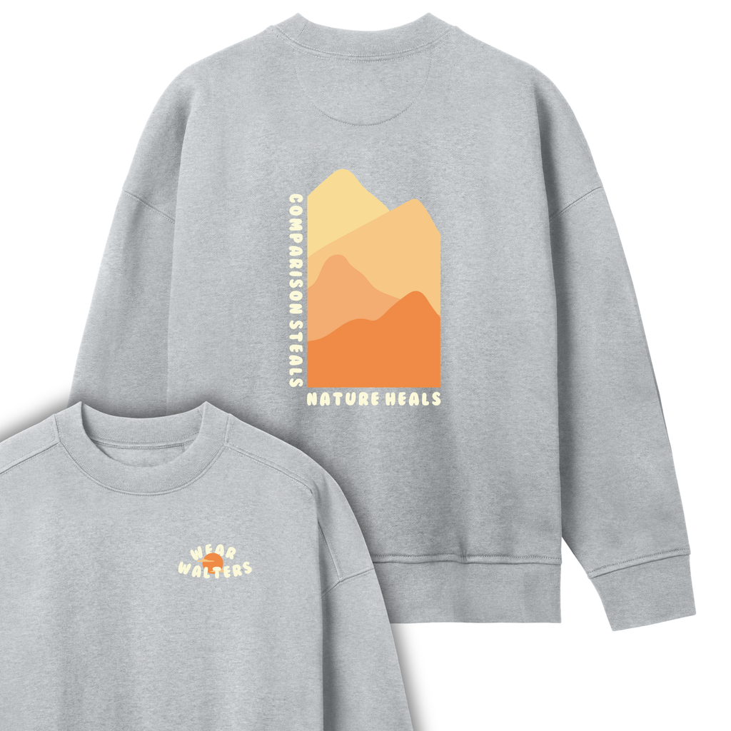 Nature Heals - Womens Oversized Sweatshirt