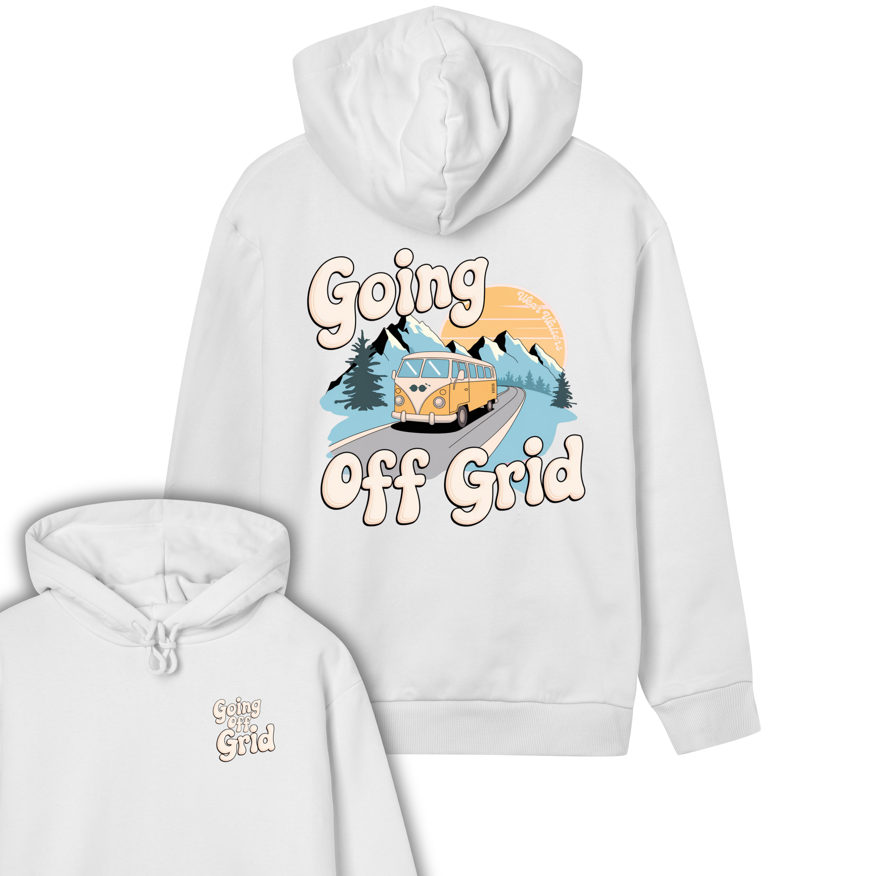 Going off Grid - Normaler Kapuzenpullover für Frauen