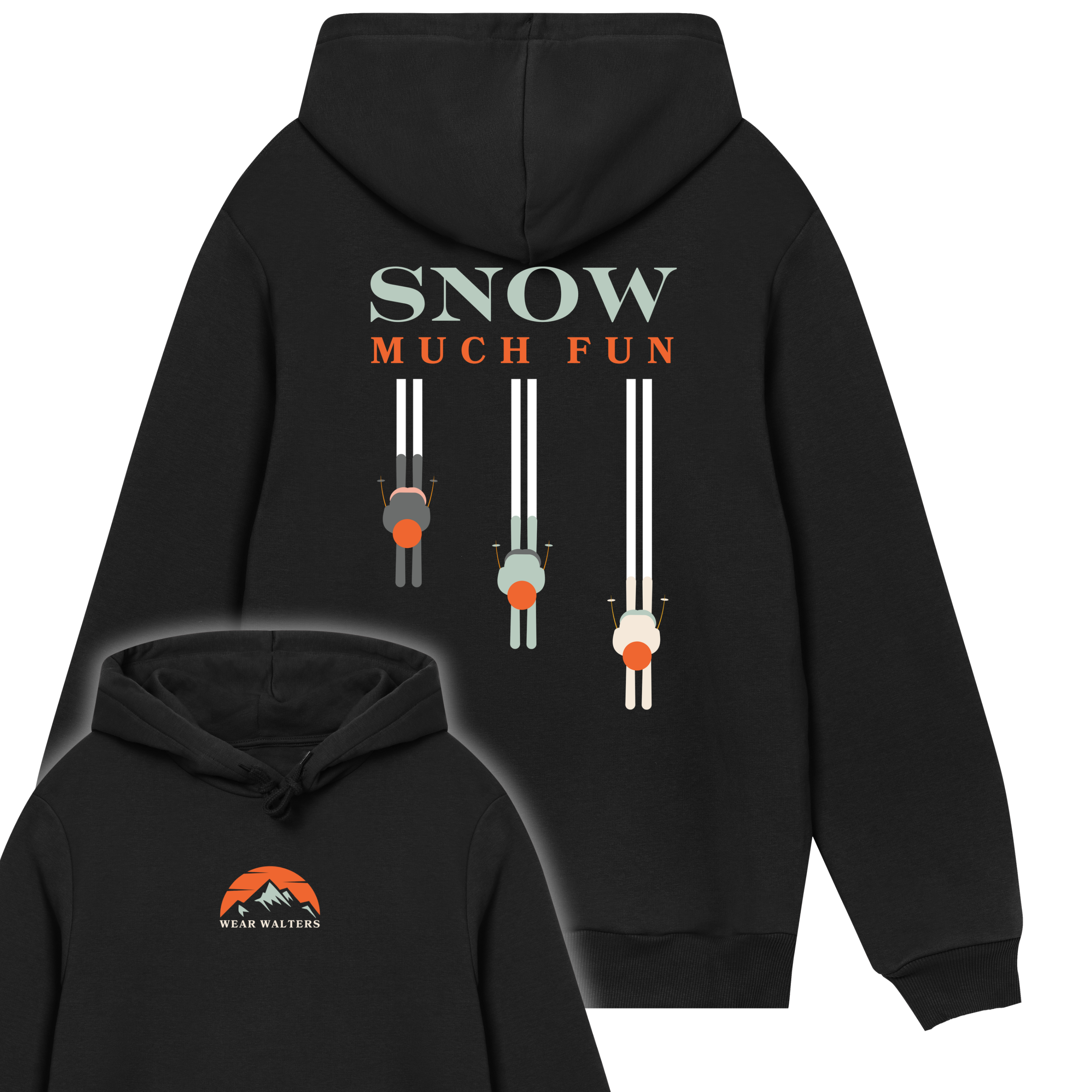 Schnee viel Spaß-Herren Regular Hoodie