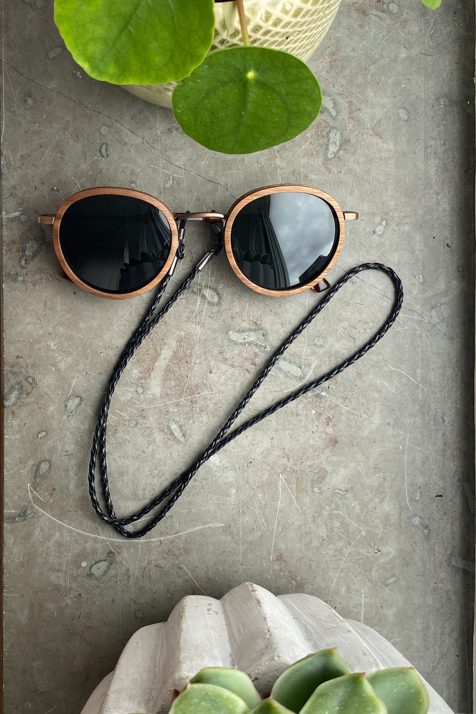 Senilsnöre Flätade - Braided straps Black
