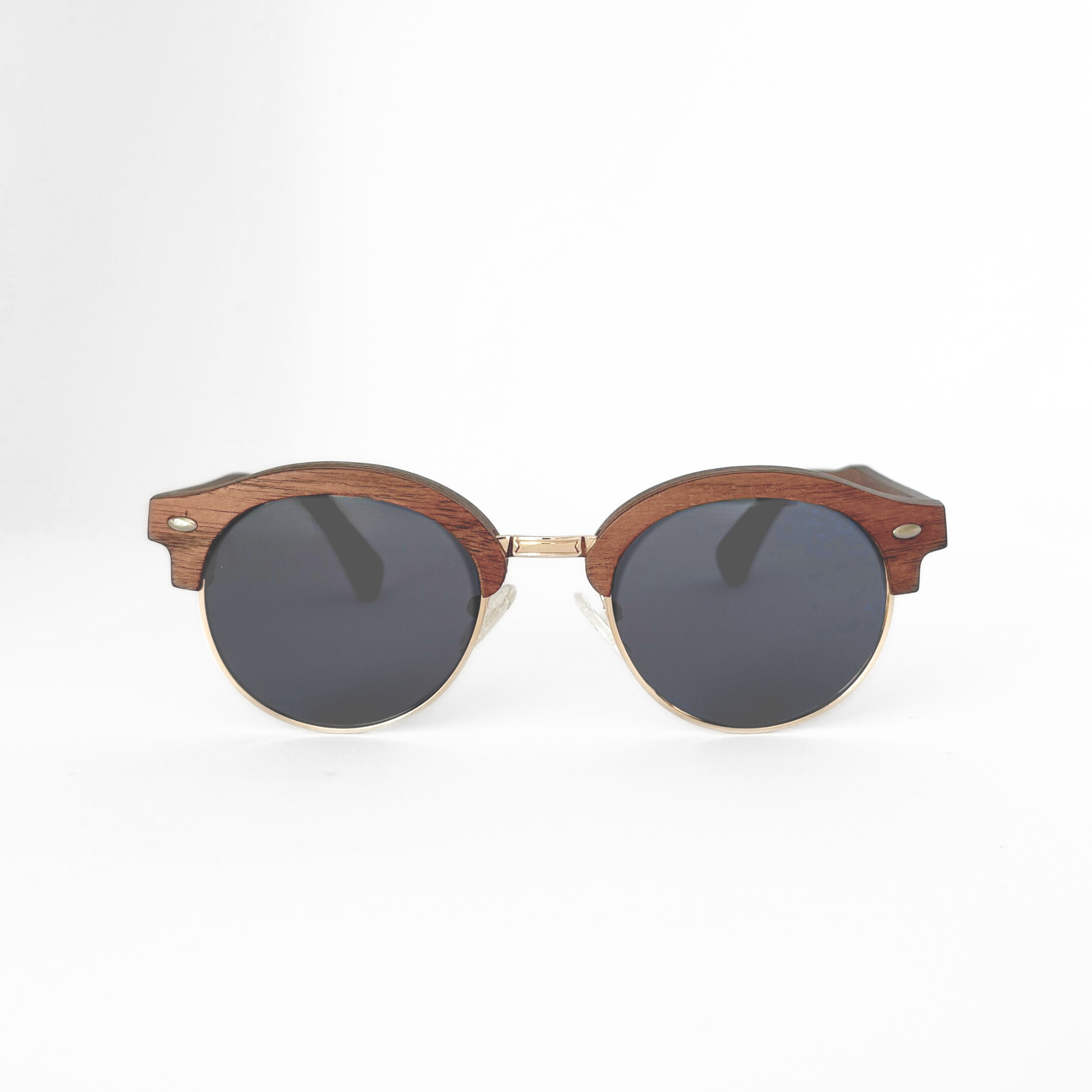 Solbriller i træ - ID03 - Walnut / Golden