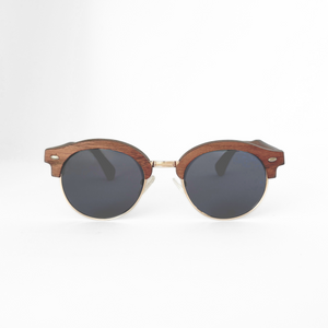 Solbriller i træ - ID03 - Walnut / Golden