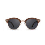 Wooden Sunglasses - ID03 - Walnut / Golden