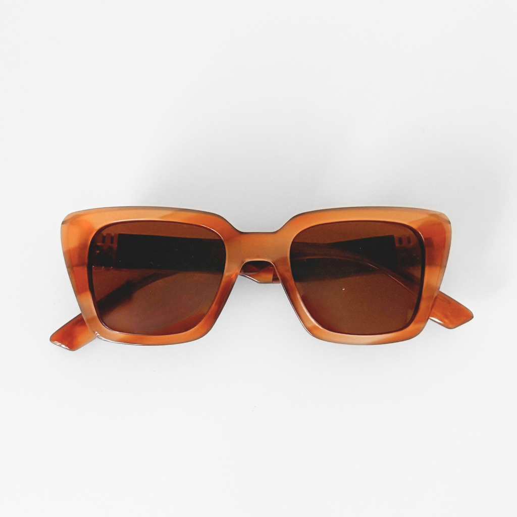 Solglasögon i Acetate - WA10 Honey Champagne / Sapele