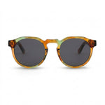 Solglasögon i bio-acetate WA08 - Neon Yellow / Walnut