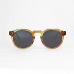 Solglasögon i bio-acetate WA08 - Neon Yellow / Walnut