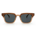Solglasögon i Acetate - WA13 - Taupe / Walnut