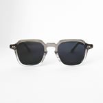 Acetate Sunglasses - WA12 - Faded Grey / Walnut