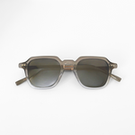 Acetate Sunglasses - WA12 - Faded Grey / Walnut