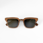 Acetate Sunglasses - WA13 - Taupe / Walnut