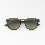 Solglasögon i bio-acetate WA08 - Olive Green / Ebony