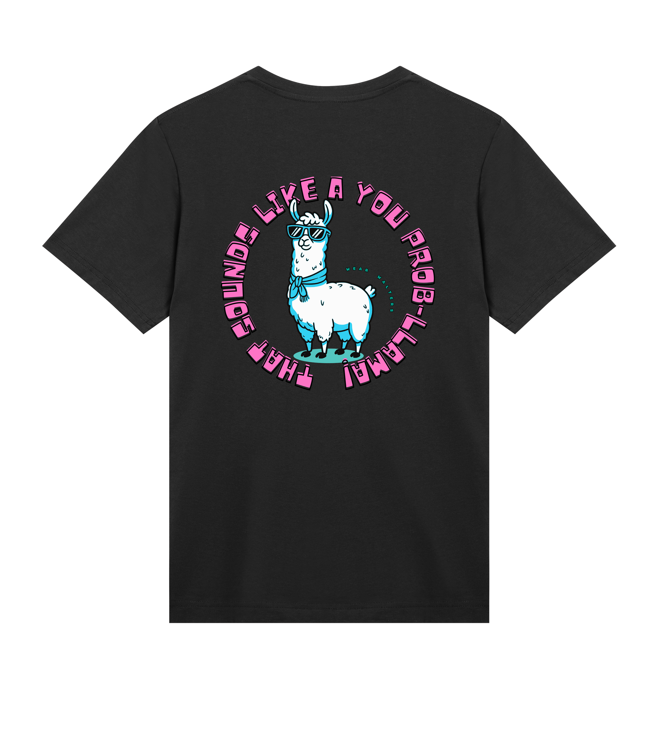 Kein Problem-Lama - Normales T-Shirt