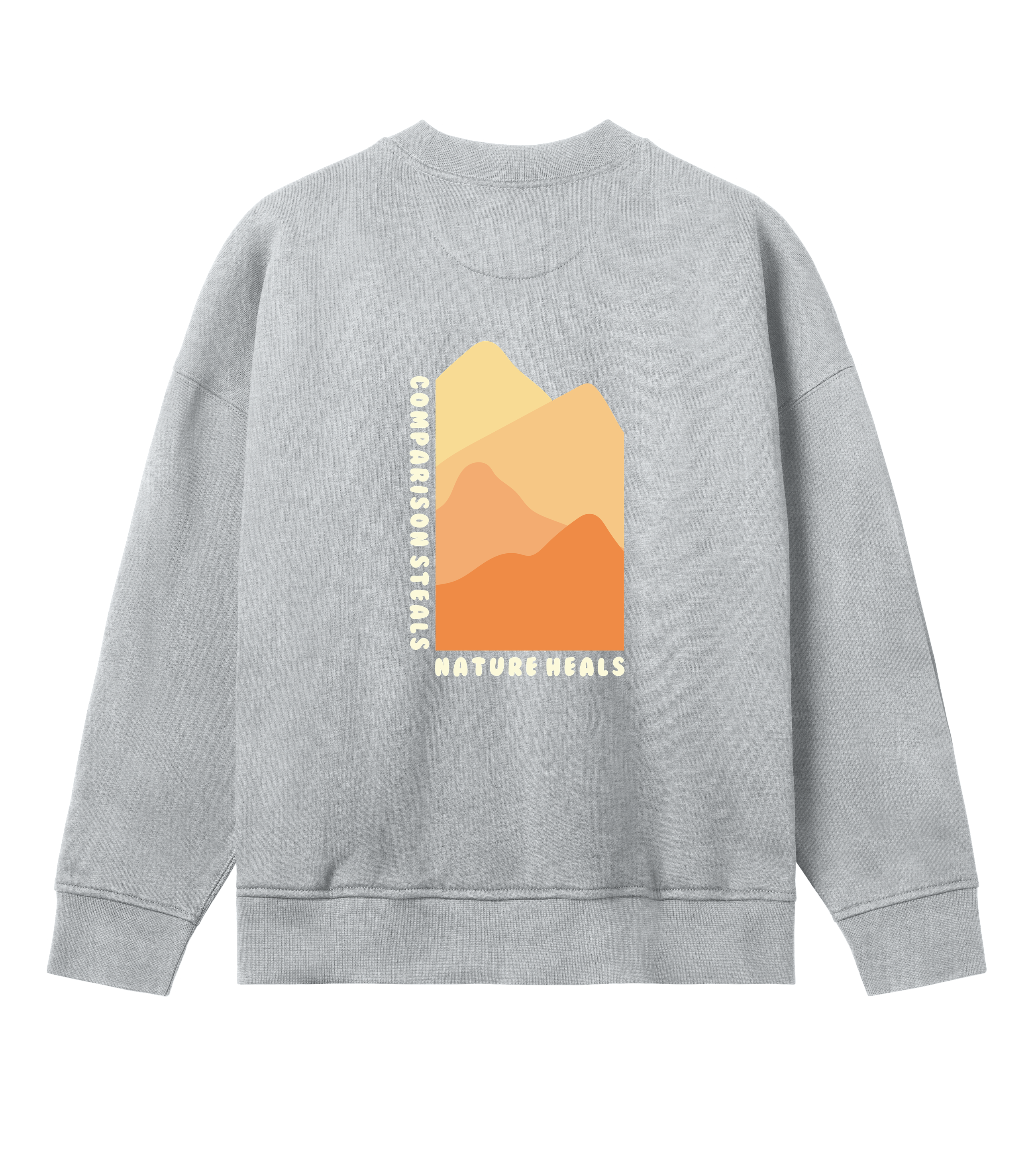 Nature Heals - Übergroßes Sweatshirt für Damen