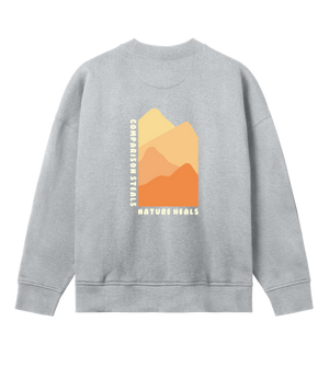 Nature Heals - Übergroßes Sweatshirt für Damen