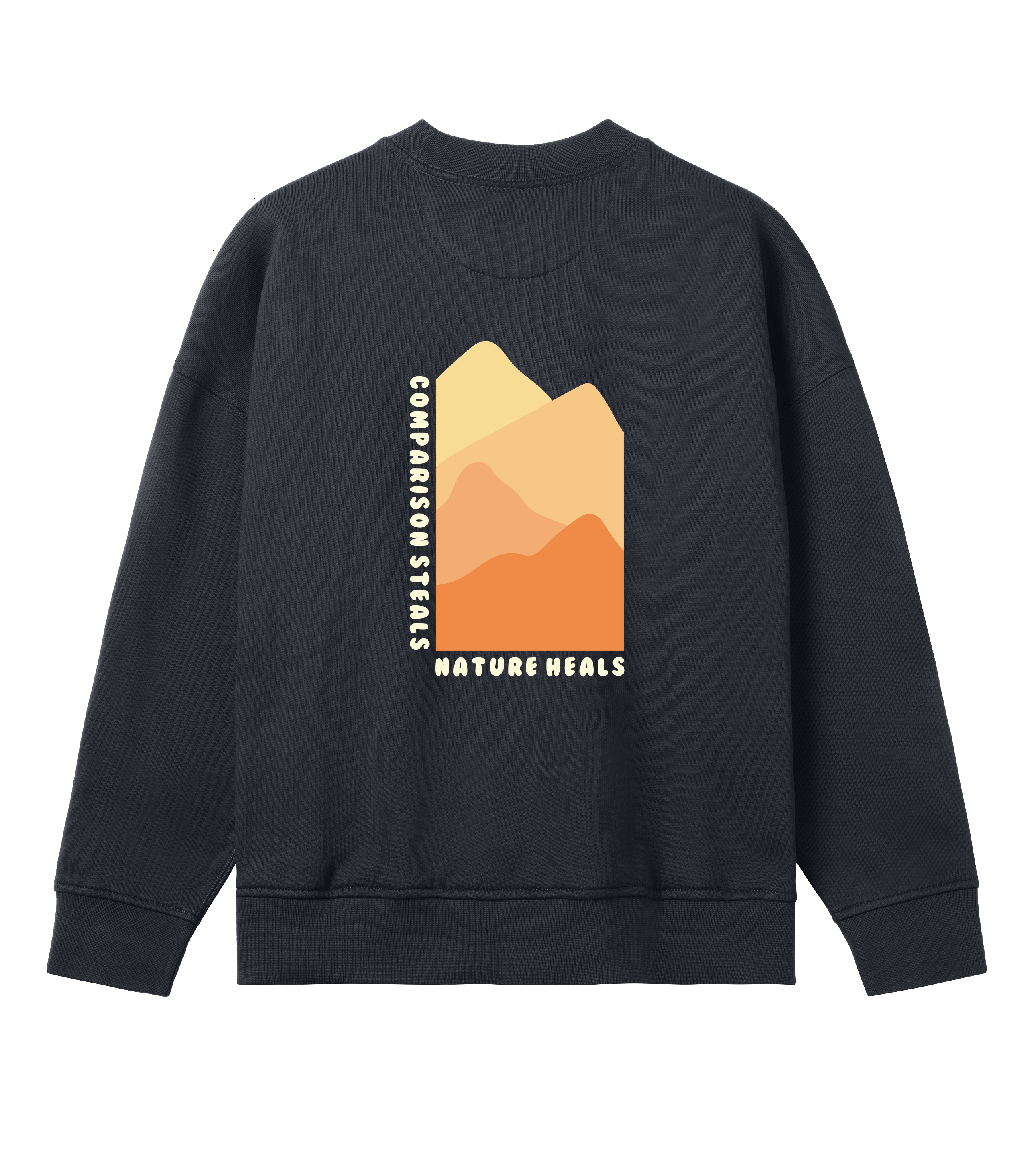 Nature Heals - Übergroßes Sweatshirt für Damen