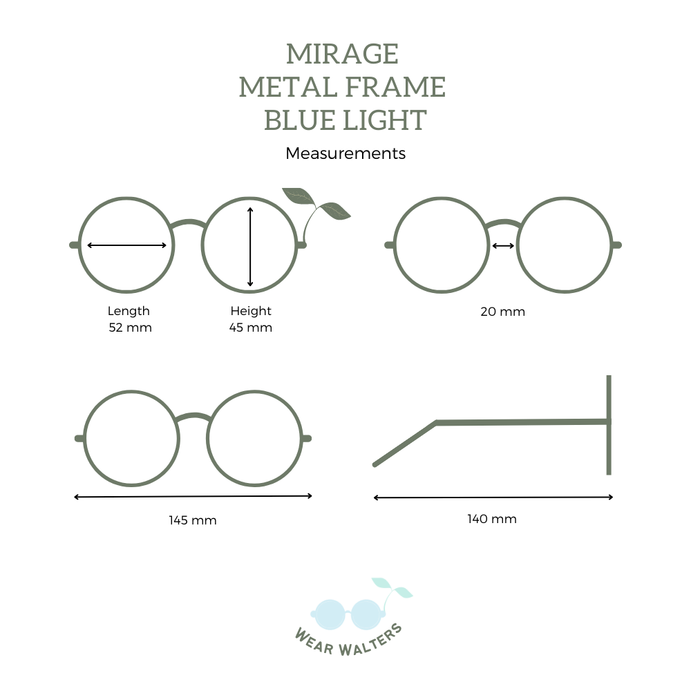 Rosa Blue Light glasögon 