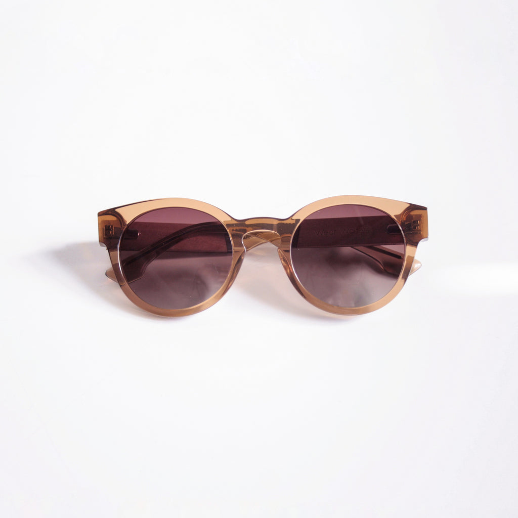 Wooden Sunglasses - WA07 - Mellow / Zebrawood