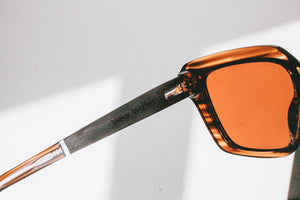 Wooden Sunglasses - WA02 - Amber / Rosewood