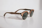Round sunglasses, Green lens